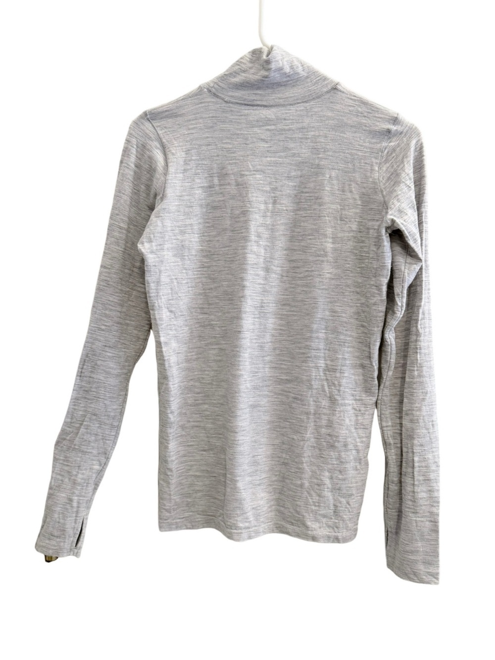 ATHLETA Foresthill Ascent Seamless Wool Blend Turtleneck
Gray
Size Large - Picture 4 of 8